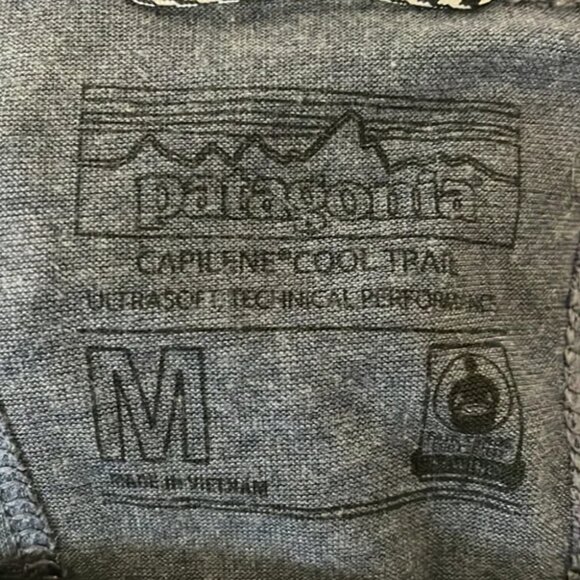 Patagonia Capilene Cool Trail Tank Size M | outdoor | hiking | athletic | - Picture 3 of 4